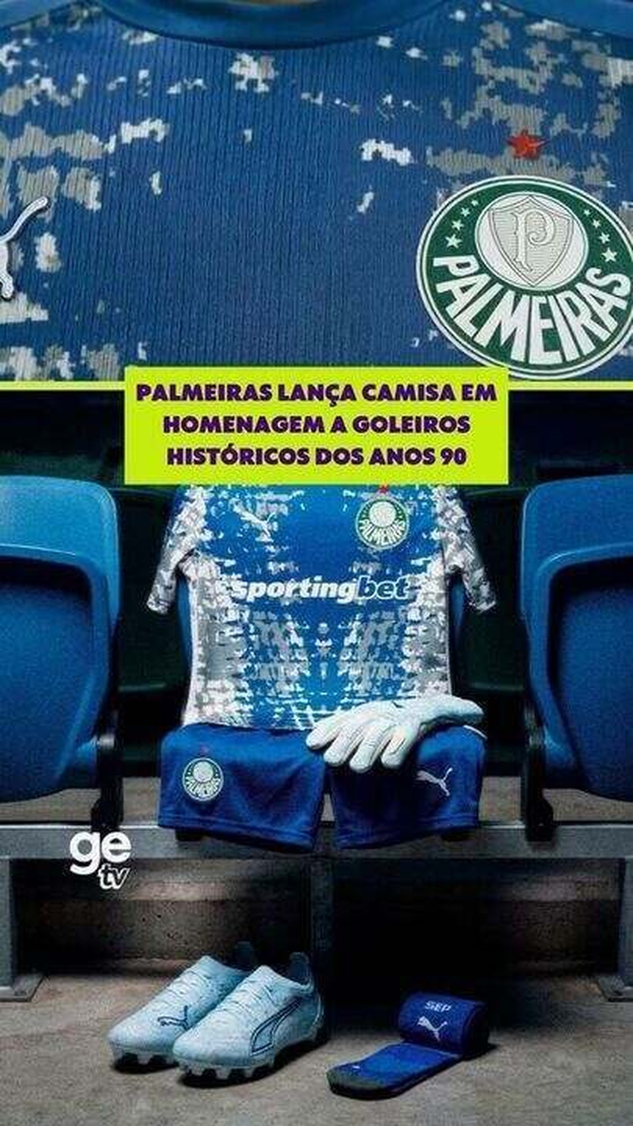 Palmeiras Lança Camisa Comemorativa em Homenagem a Ícones da Goleirada dos Anos 90