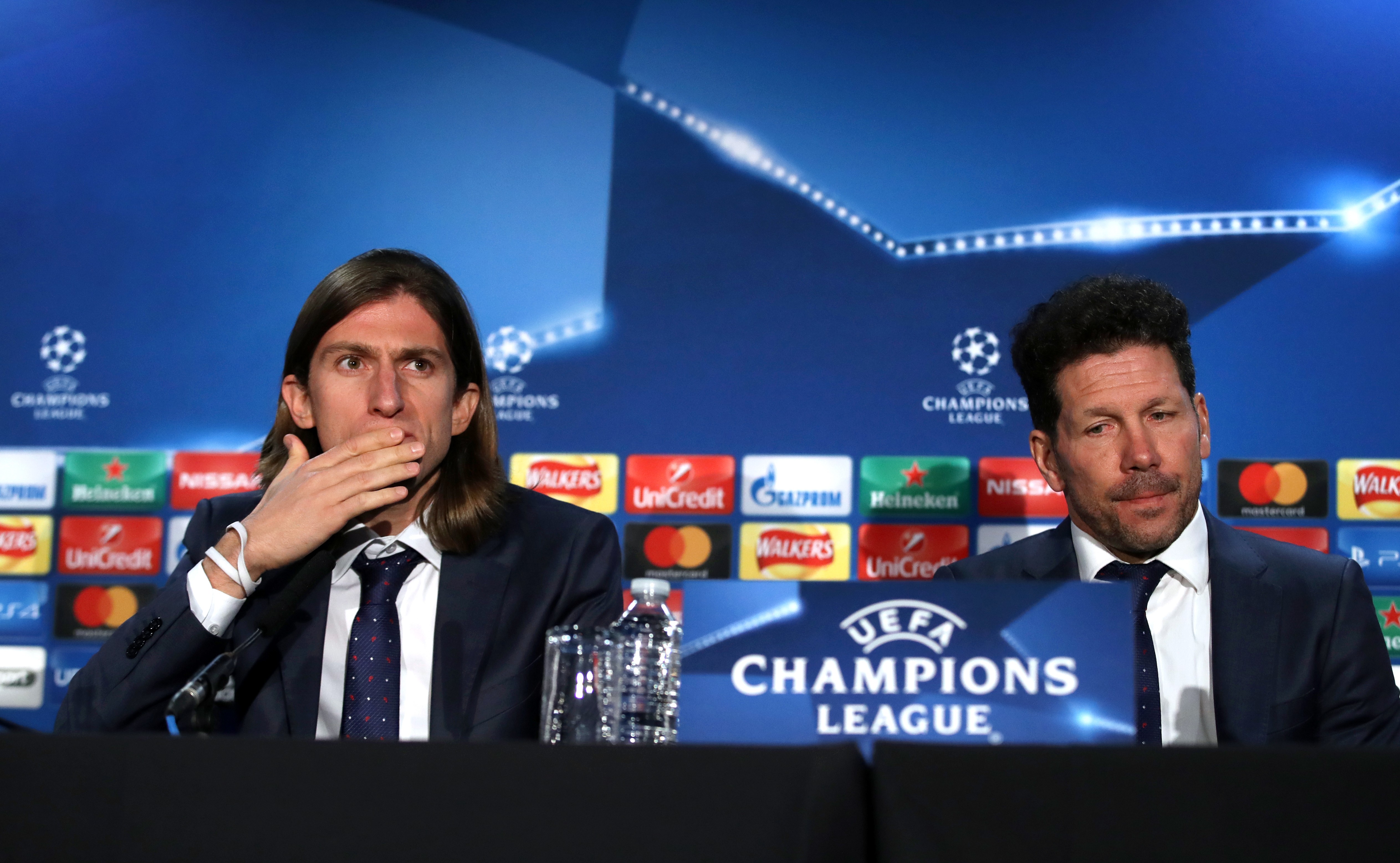 Simeone elogia Filipe Luís, mas já deixa claro: A torcida é toda do Racing contra o Flamengo