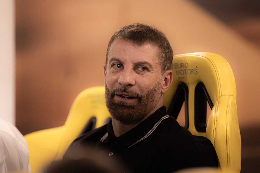 Pedrinho, presidente do Vasco, tem mandato at� o fim de 2027 � Foto: Vinicius Silva/AGIF