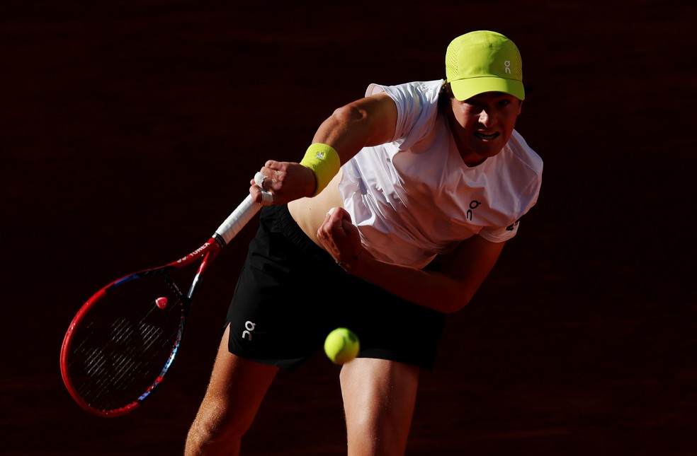 João Fonseca na estreia no Madrid Open 2025 — Foto: Getty Images