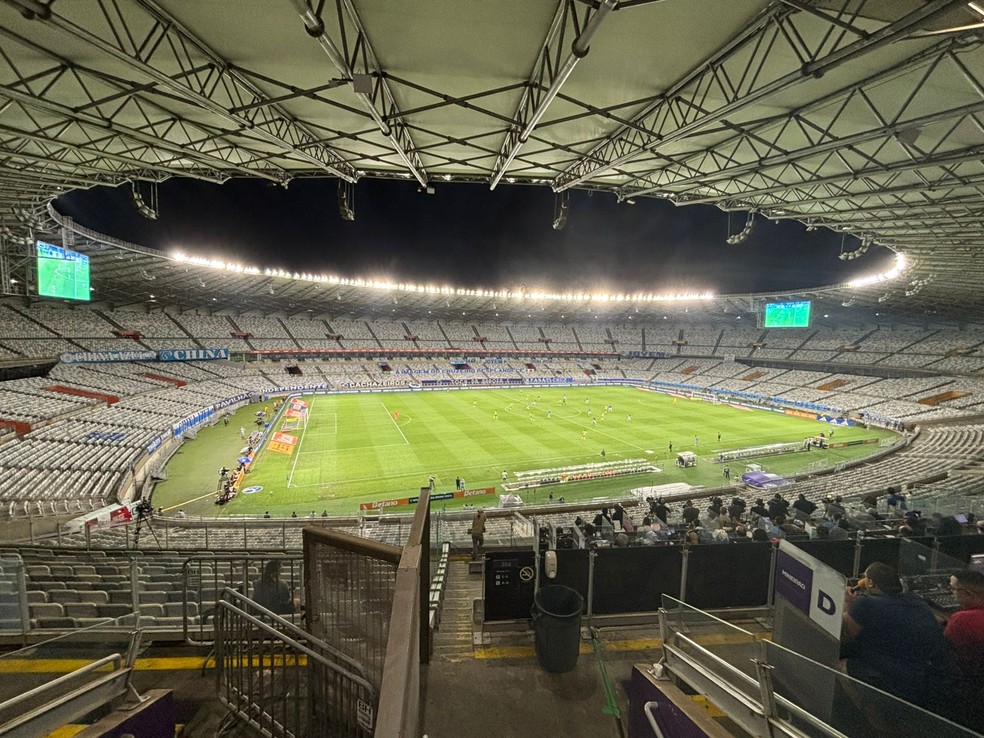 Mineirão de portões fechados para Cruzeiro x Palmeiras — Foto: Guilherme Macedo