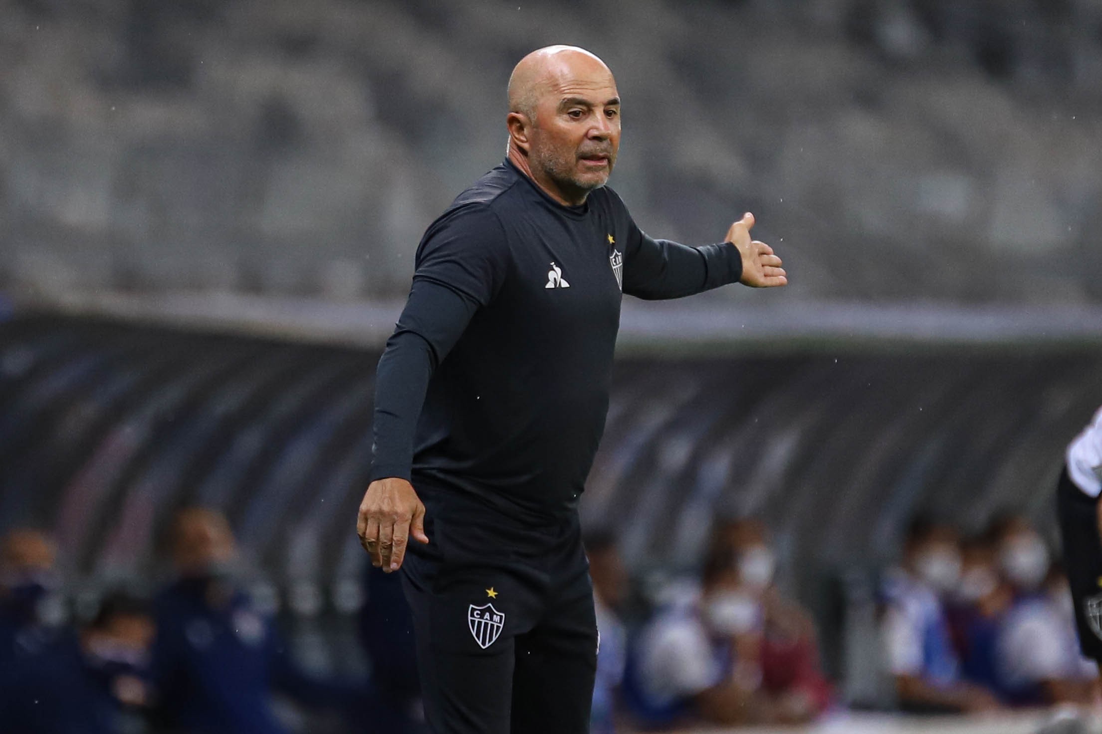 Sampaoli: técnico do Atlético-MG disputa primeiro clássico
