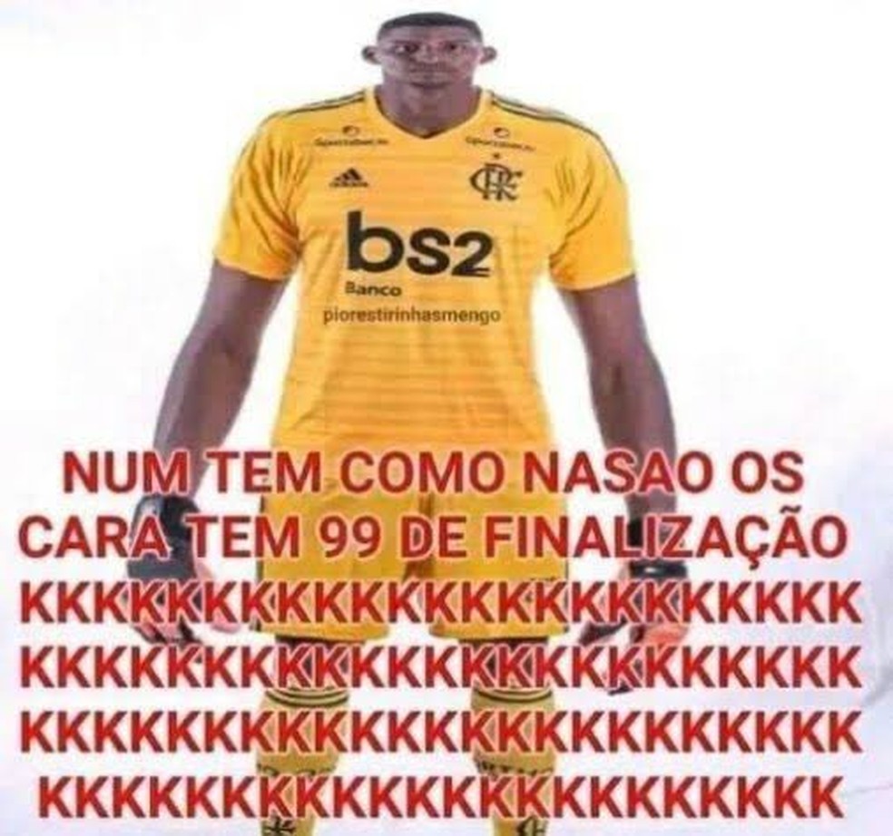 Hugo é zoado pela torcida do Flamengo — Foto: reproduçao