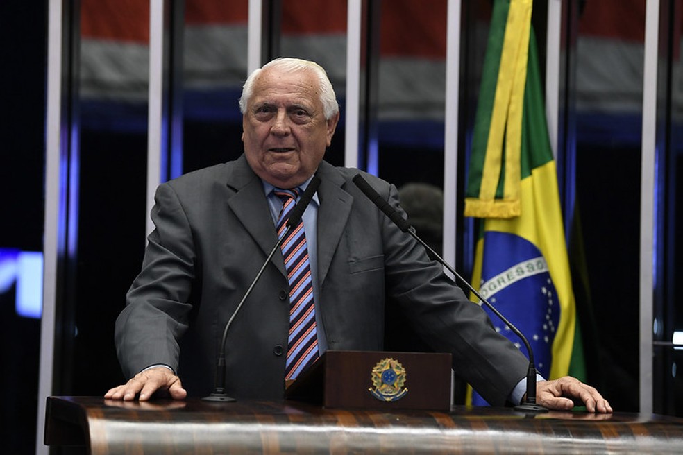 Júlio Sales, narrador — Foto: Jefferson Rudy/Agência Senado
