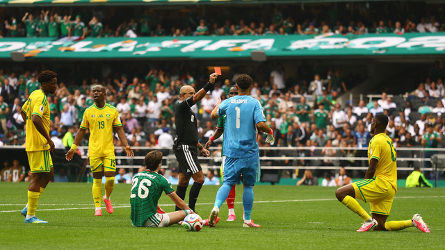 Wilton Pereira Sampaio durante México x África do Sul