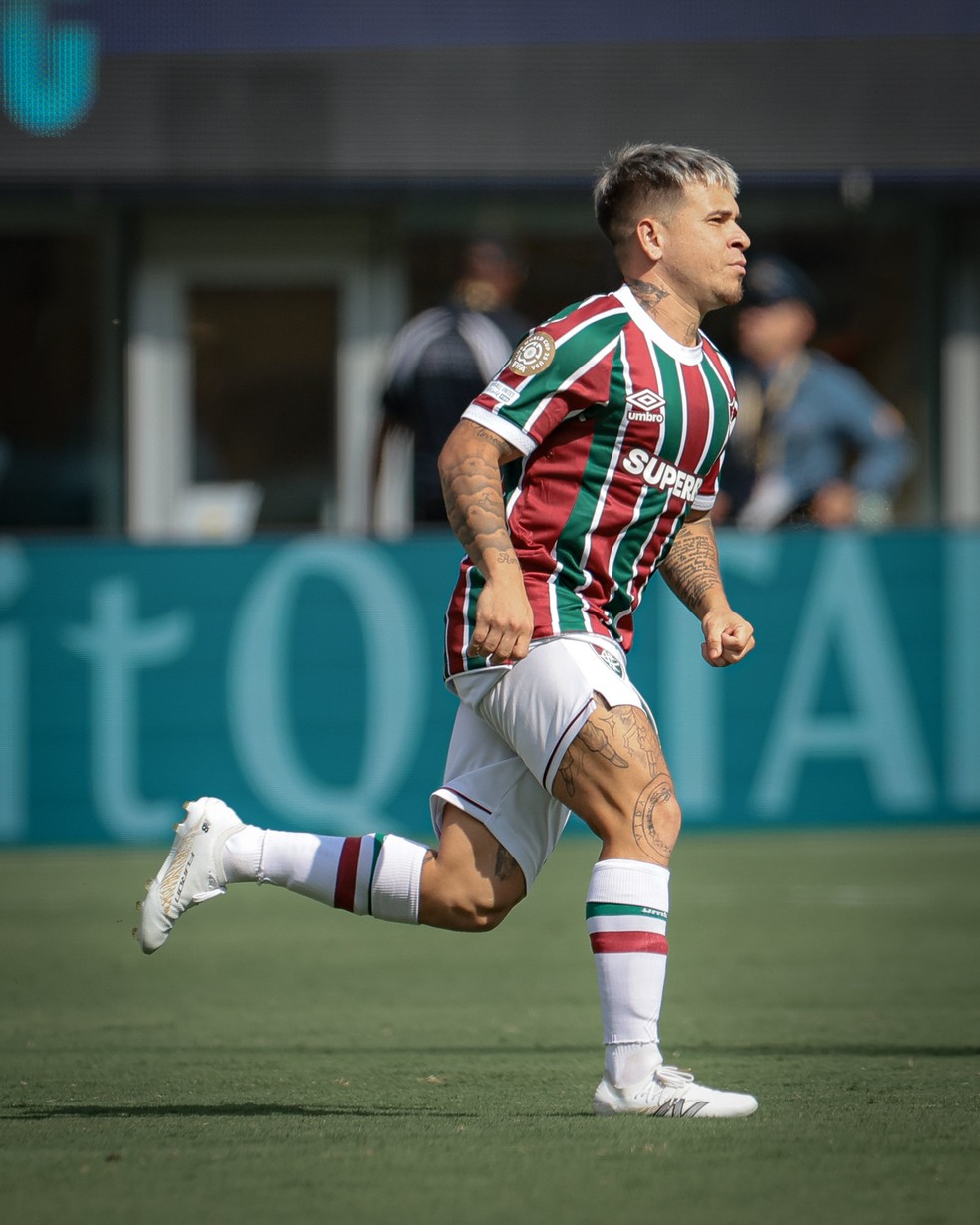 Soteldo em Fluminense x Chelsea — Foto: Marcelo Gonçalves/FFC
