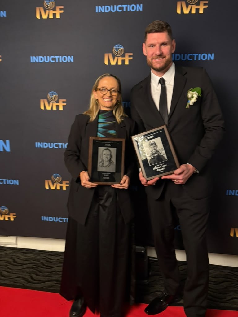 Fabi Alvim e Alison "Mamute" entram oficialmente para o Hall da Fama do vôlei