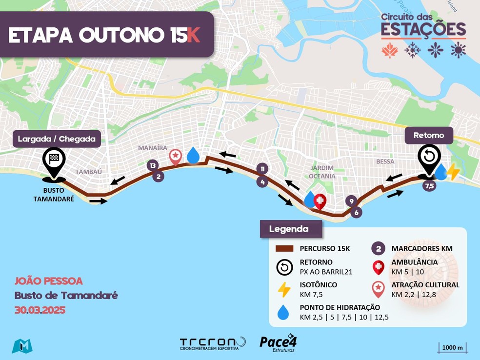 Circuito das Estações 2025 - Outono 15 km — Foto: Divulgação