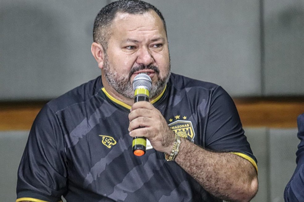 wesley Couto, presidente do Amazonas &mdash; Foto: Jo&atilde;o Normando