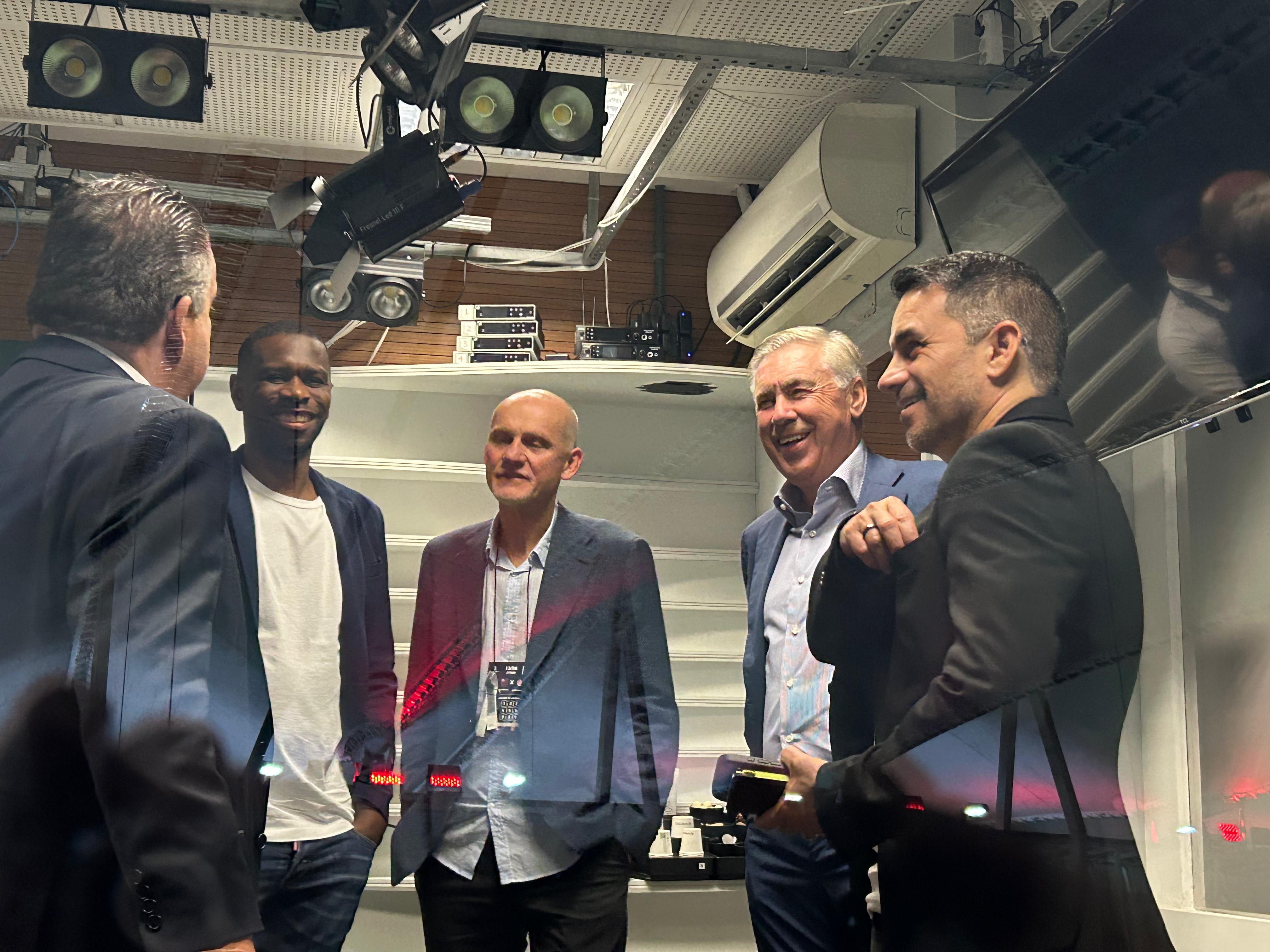 Ancelotti Prestigia Flamengo x Internacional no Maracanã