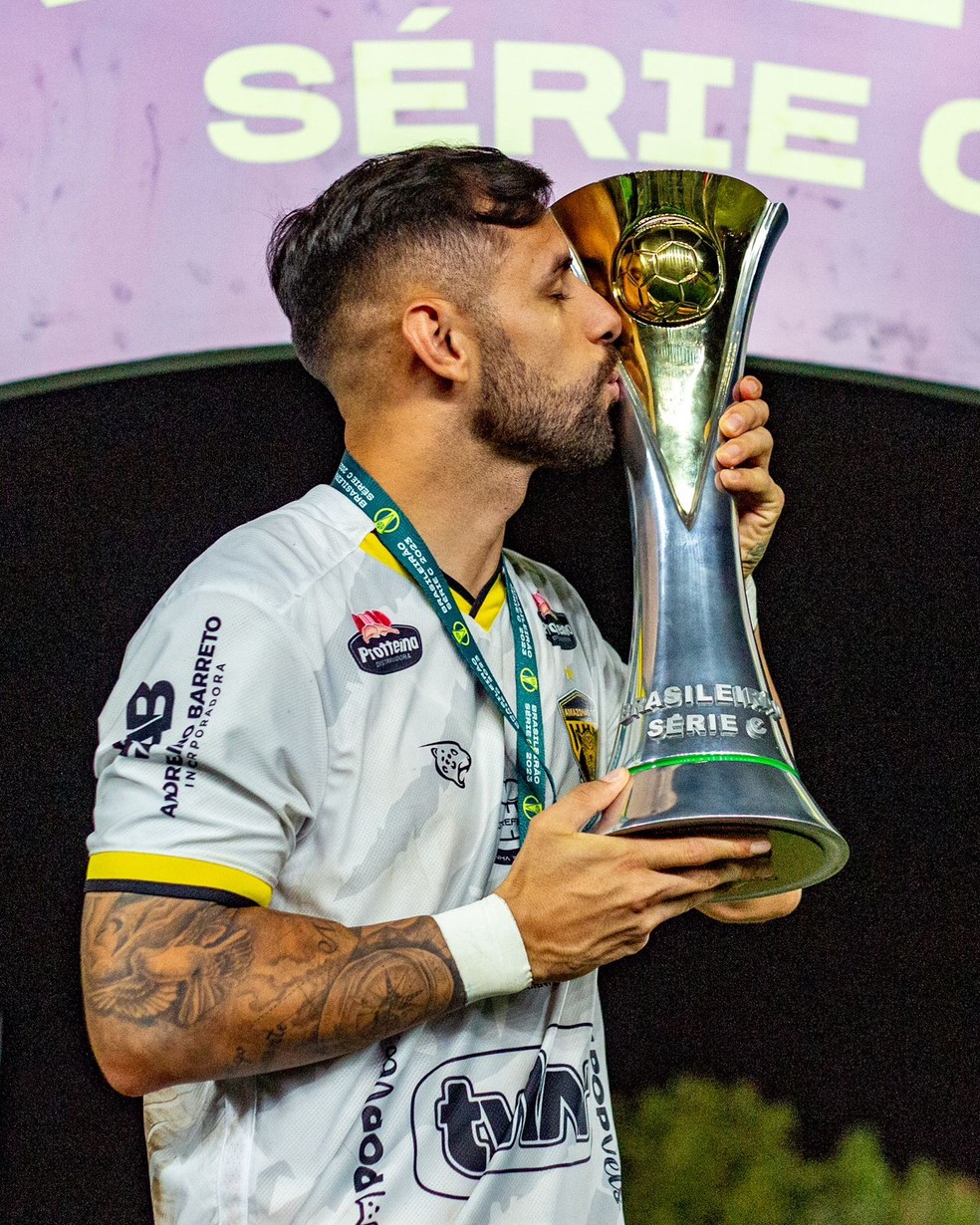 Jorge Jim&eacute;nez foi campe&atilde;o da S&eacute;rie C com o Amazonas &mdash; Foto: Jo&atilde;o Normando