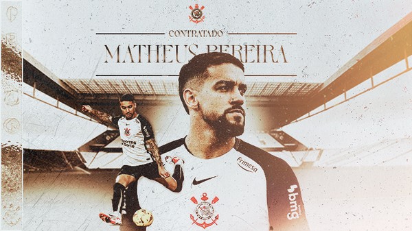 Corinthians anuncia a chegada de Matheus Pereira até o fim do ano!