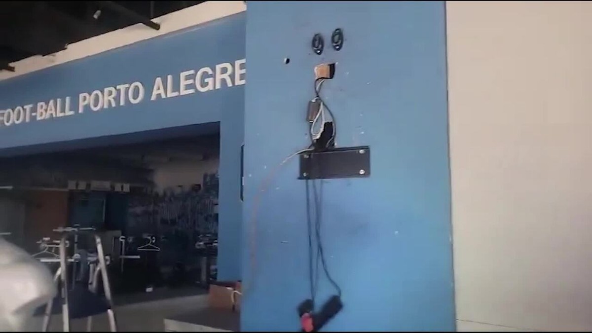 Loja do Grêmio na Arena é saqueada durante enchente e tem prejuízo.