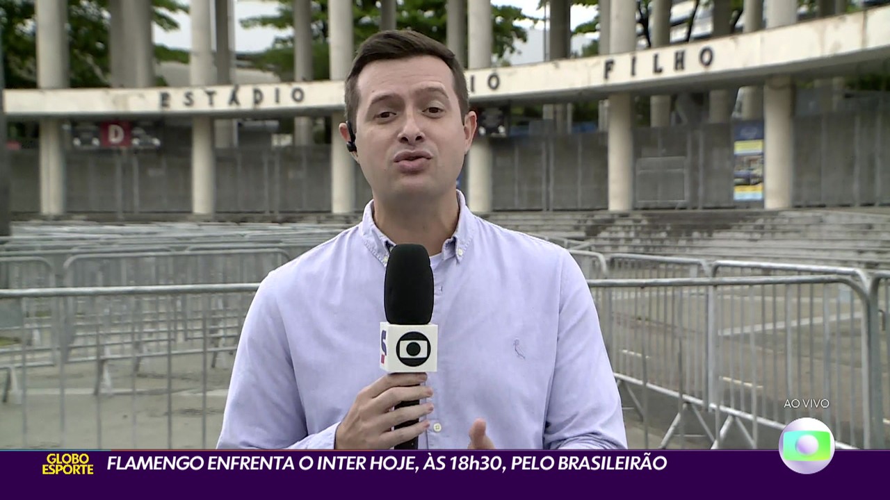 Flamengo enfrenta o Inter hoje, às 18h30, pelo Brasileirão
