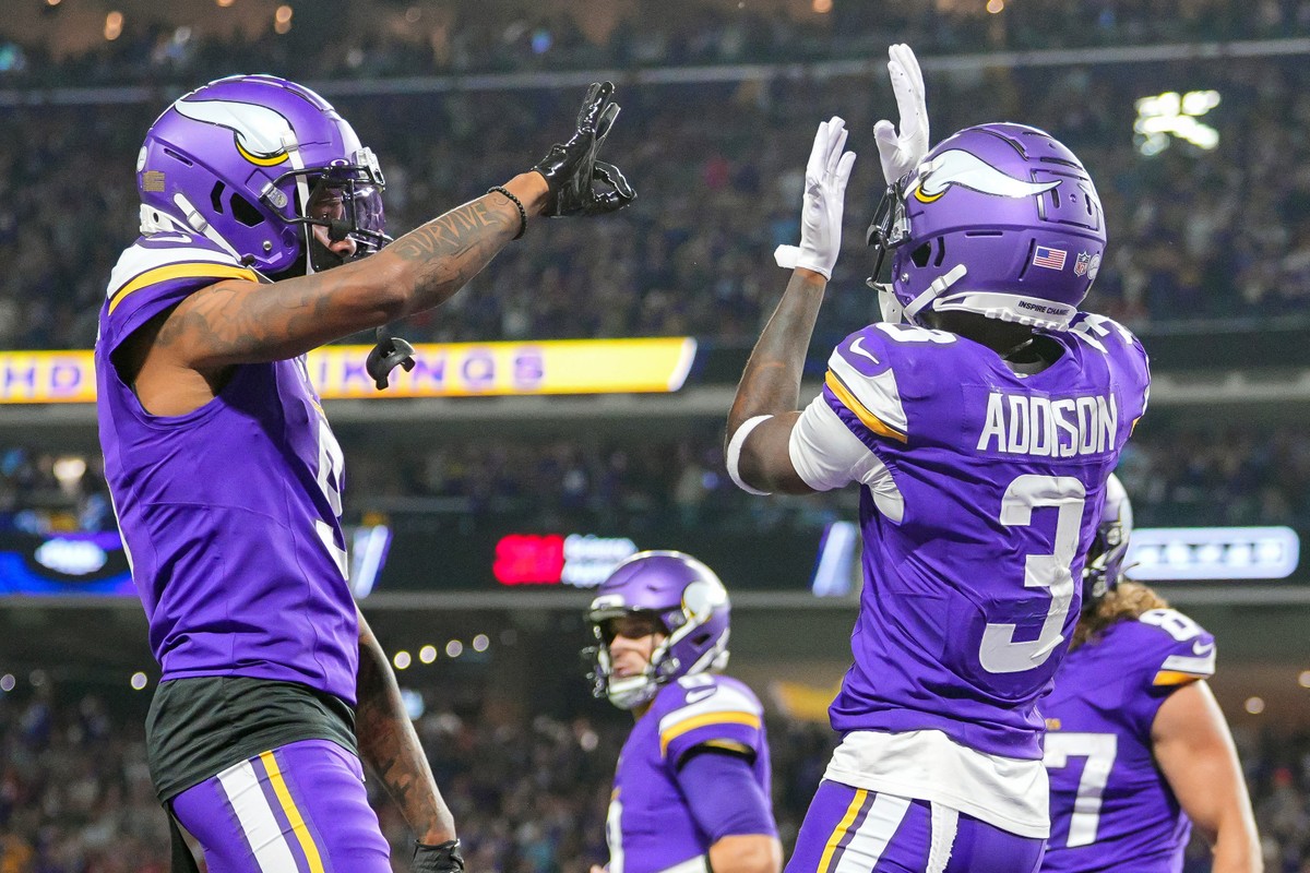 NFL: Em noite de Jordan Addison, Minnesota Vikings vence o San ...