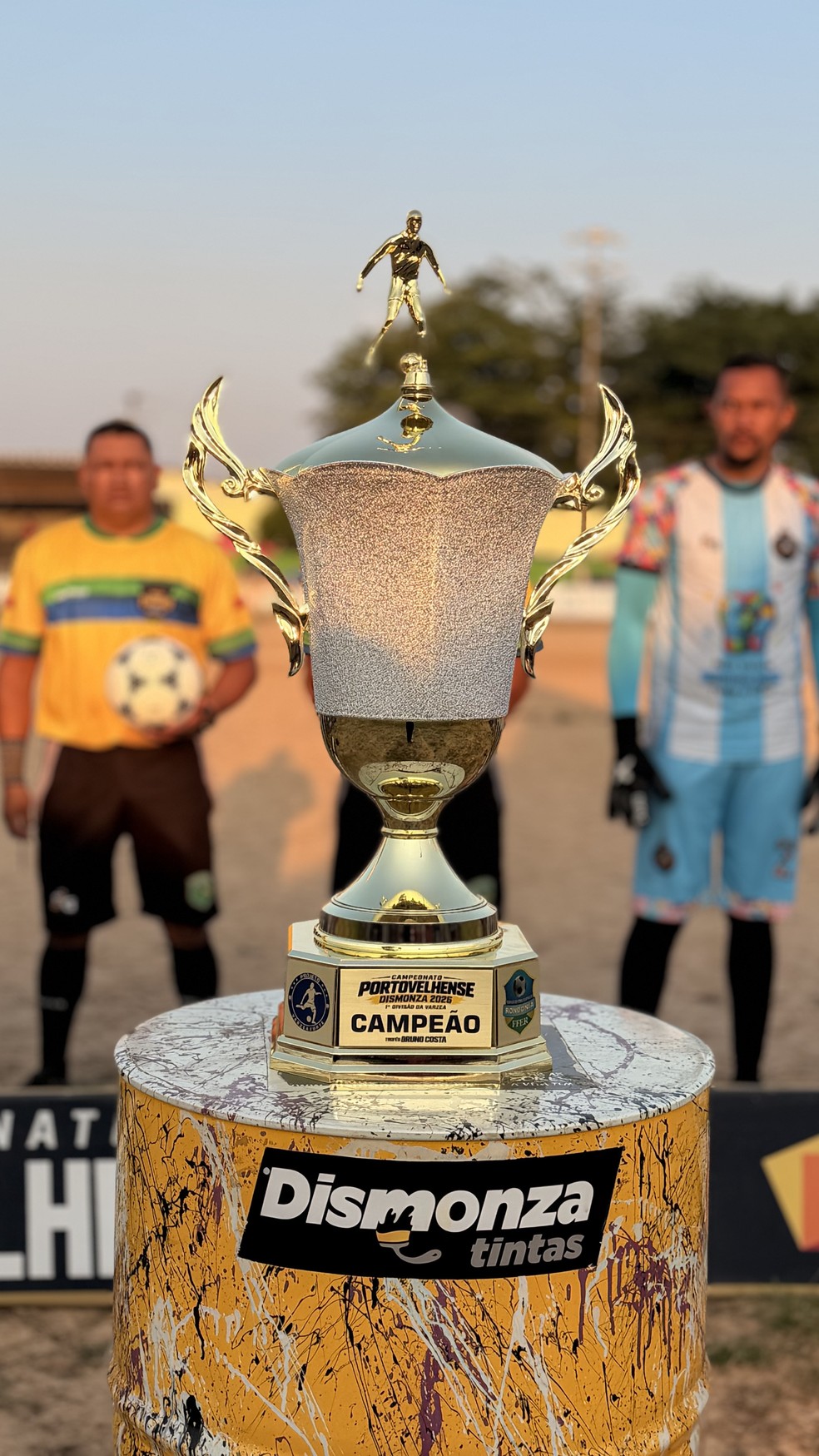 Taça do Campeonato Portovelhense de Várzea — Foto: Divulgação/Várzea Forte