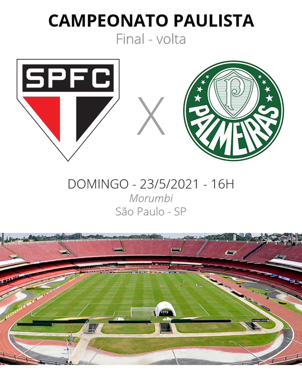 Onde assistir São Paulo e Palmeiras final do Paulistão?