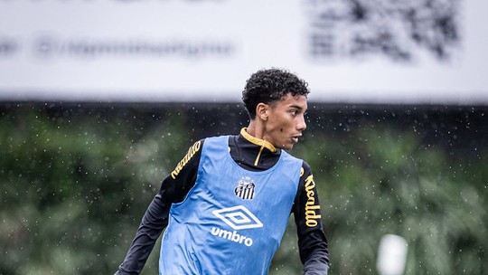 Robinho Jr. titular? Entenda como Vojvoda avalia momento de joia no Santos - Foto: (Raul Baretta/ Santos FC)
