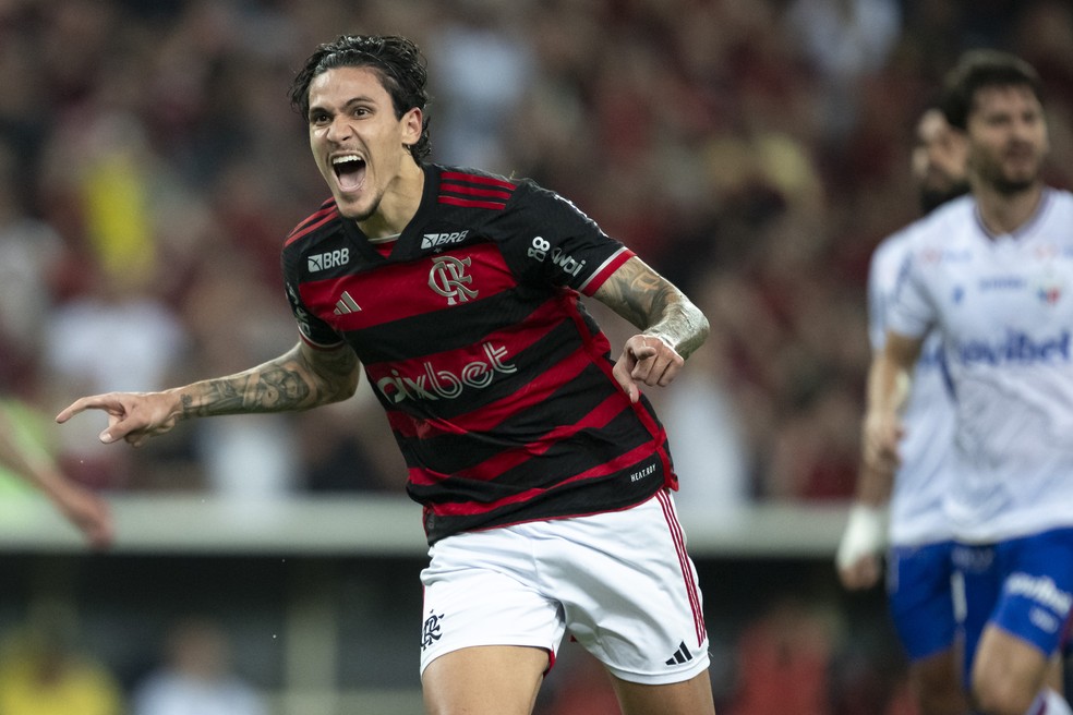 Pedro Flamengo BRASILEIRO A 2024, FLAMENGO X FORTALEZA — Foto: Jorge Rodrigues/AGIF