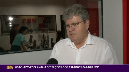 João Azevêdo promete urbanizar os entornos do Almeidão e Perpetão em novo mandato - Programa: Globo Esporte PB 