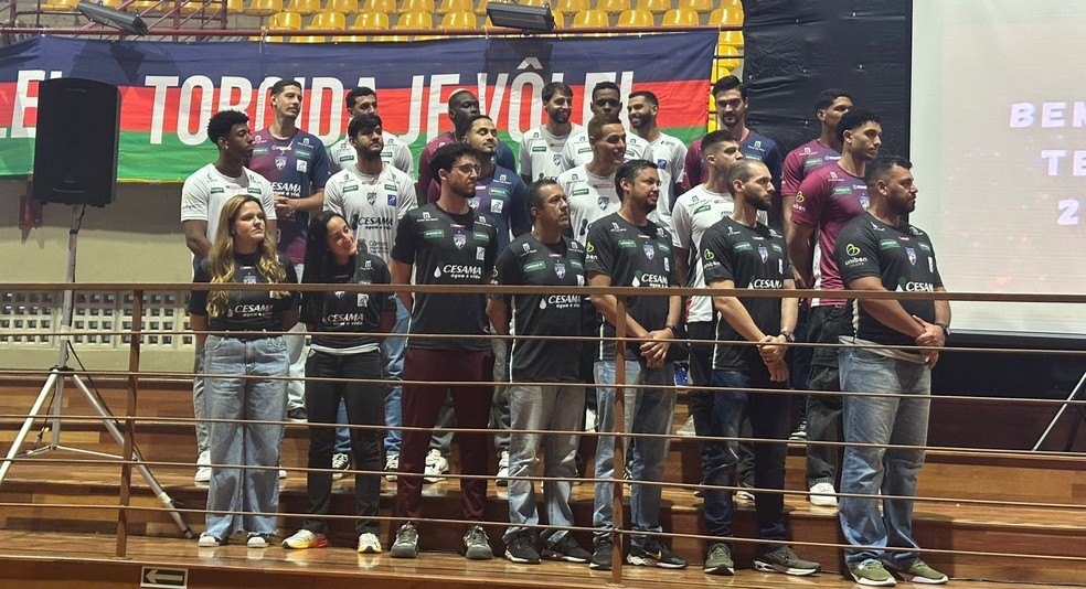 JF Vôlei apresenta elenco para temporada 2025/2026 — Foto: Letícia Damasceno