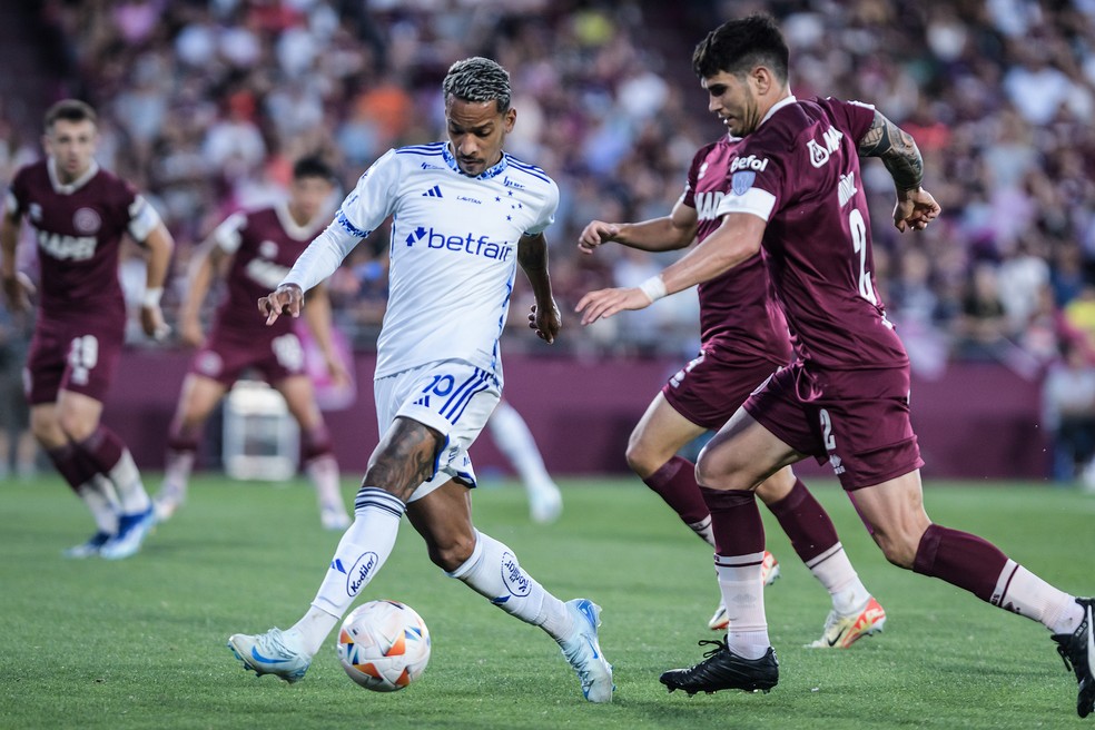 Lanús x Cruzeiro; Matheus Pereira — Foto: Gustavo Aleixo/Cruzeiro