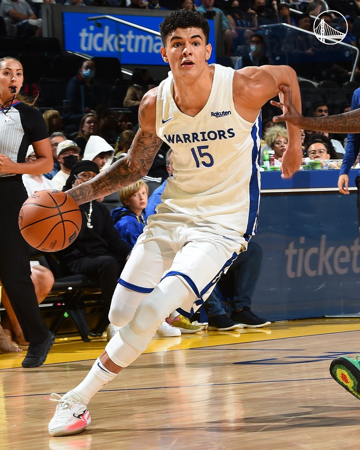 Gui Santos é titular dos Warriors na derrota para os Lakers nba ge