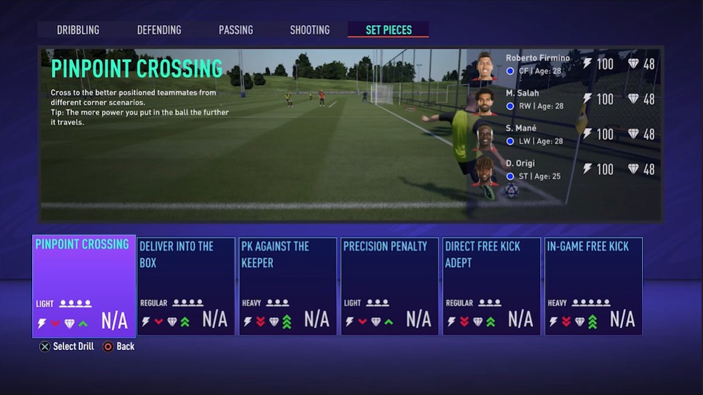 FIFA 21 - Configurações de controle e opções de jogo