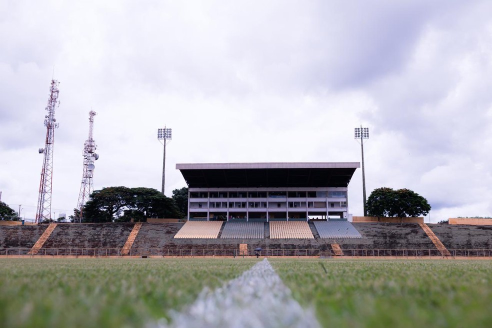 Estádio Zezinho Magalhães, em Jaú, palco da partida deste domingo — Foto: Wanderson Oliveira/Corinthians