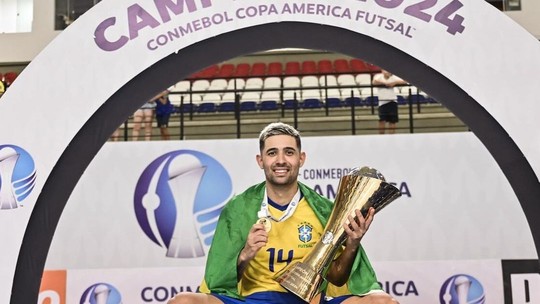Felipe Valério celebra chanceapostas desportivas tipsjogar a Copa do Mundoapostas desportivas tipsFutsal e mira título: "Meu maior sonho"