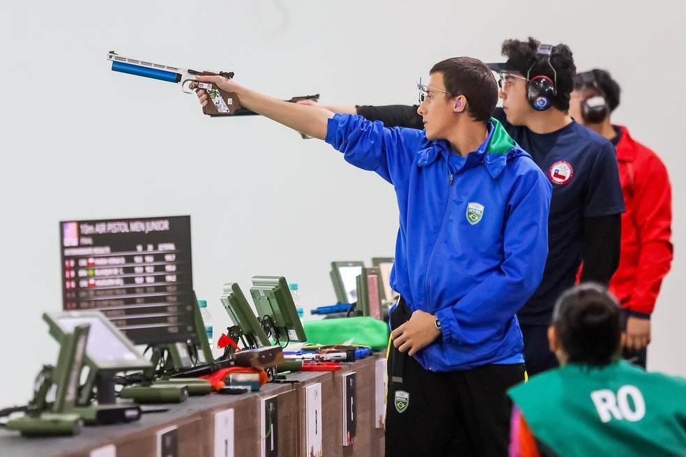 Caio Almeida no Pan Júnior — Foto: COB