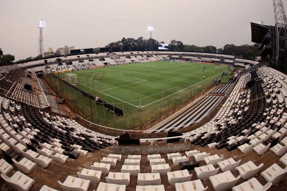 Estádio Manuel Ferreira, palco de Olimpia x Santos — Foto: Divulgação/Conmebol