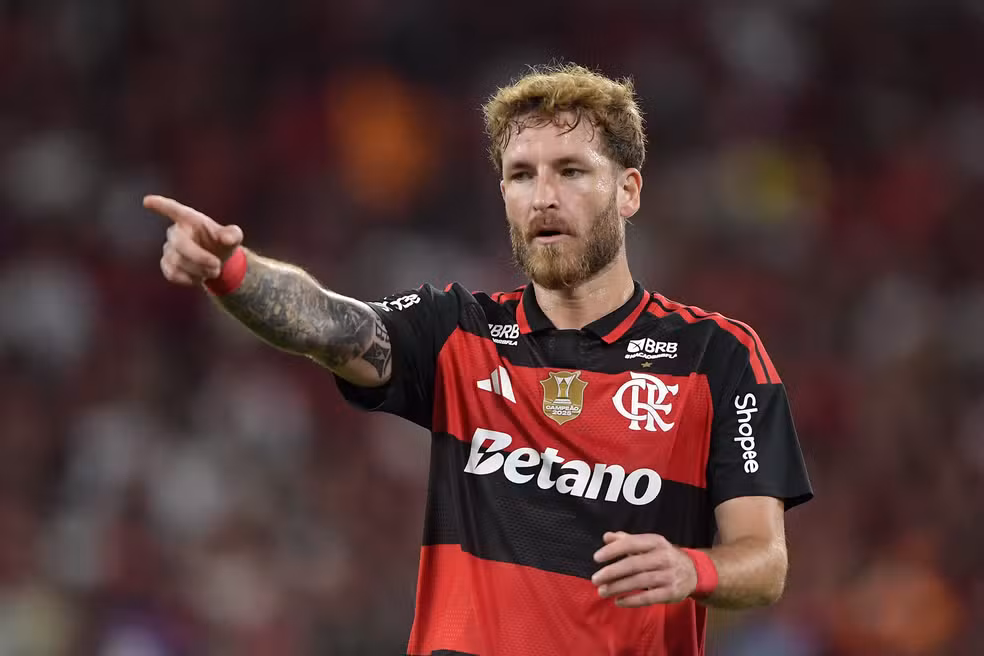 L�o Pereira - Flamengo x S�o Paulo - Brasileir�o � Foto: Agif