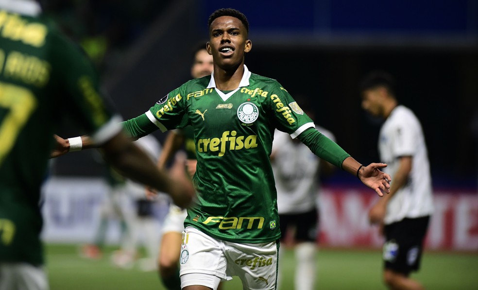 Palmeiras x Liverpool-URU, Estêvão — Foto: Marcos Ribolli