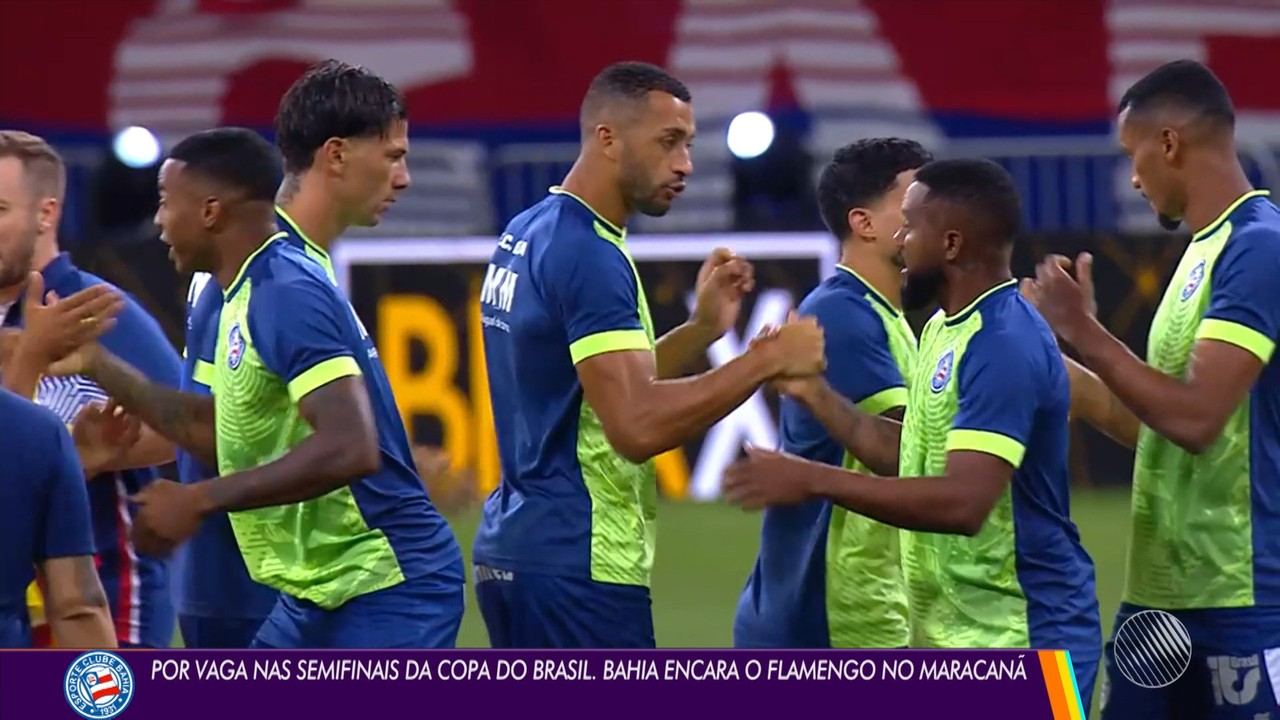 Por vaga nas semifinais da Copa do Brasil, Bahia encara o Flamengo no Maracanã