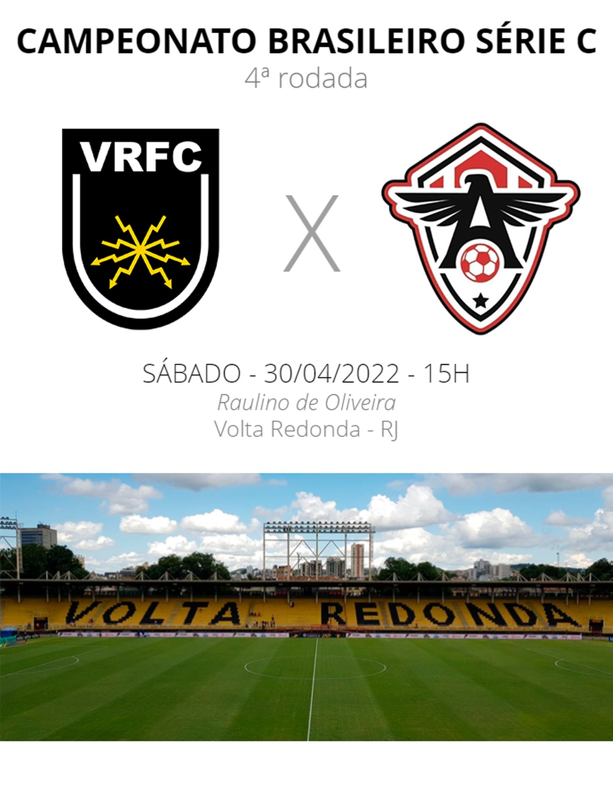 Escalações De Volta Redonda Futebol Clube X Athletic Club