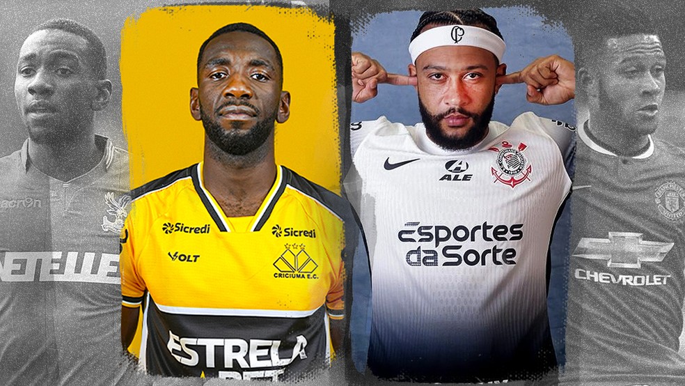 Bolasie e Depay disputaram três temporadas na Inglaterra, mas nunca se enfrentaram — Foto: ge