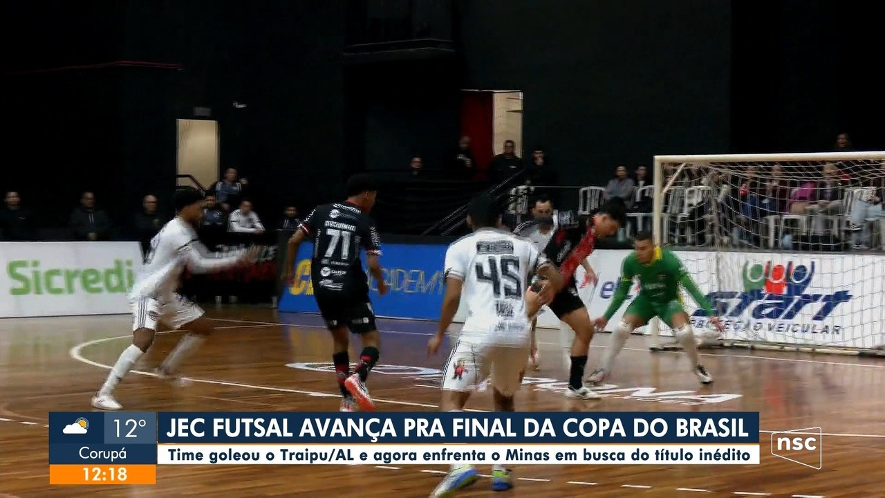 Joinville e Minas conhecem datas e horários das finais da Copa do Brasil de Futsal