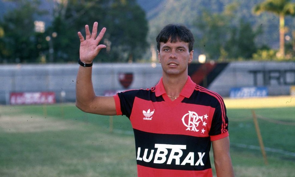 Gaúcho era artilheiro do Flamengo — Foto: Eurico Dantas / Agência O Globo