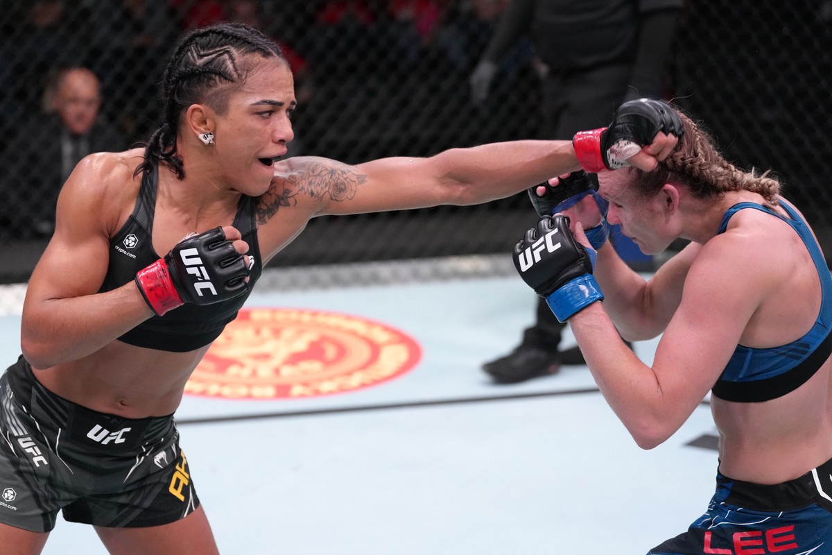 Vivi Araújo foca no jogo de chão contra Grasso: 