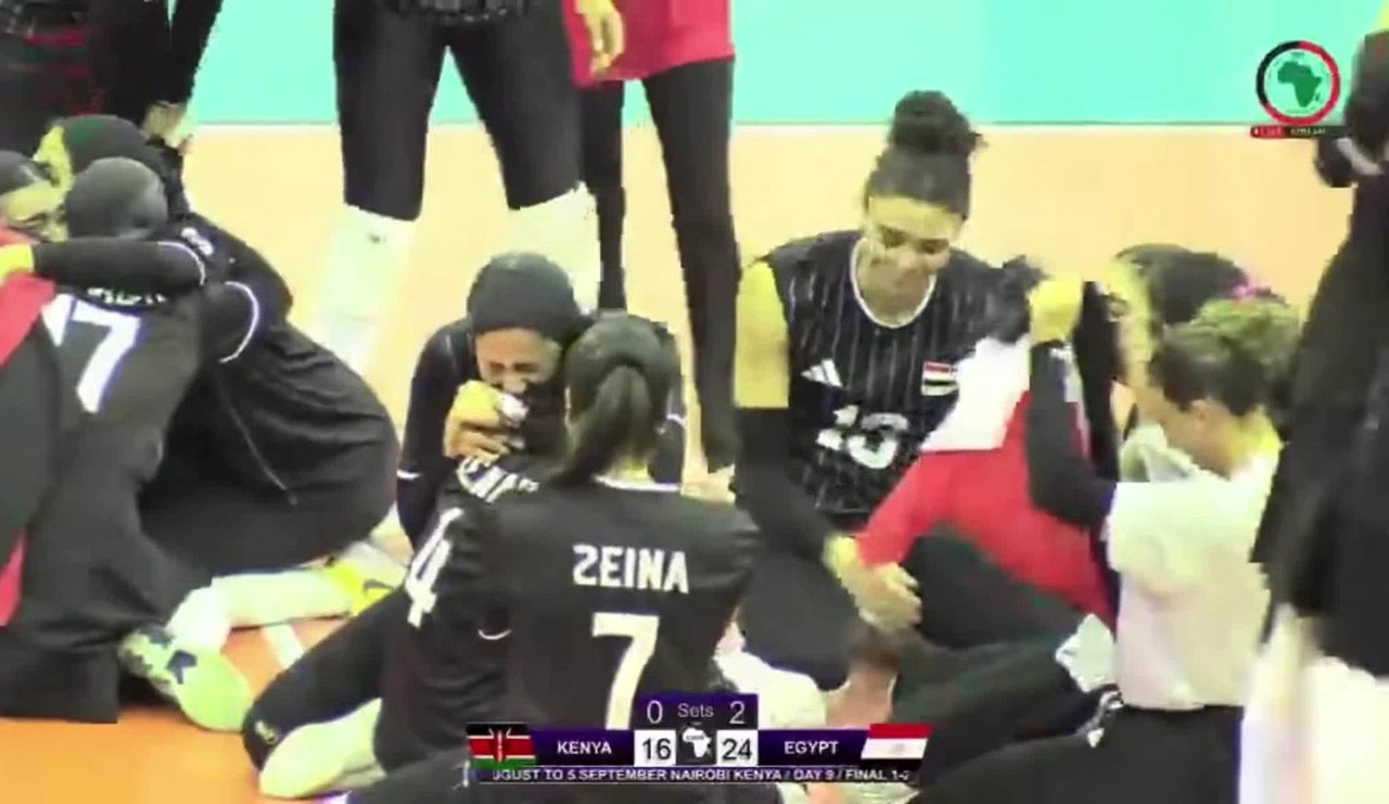 Seleção feminina de vôlei do Egito é campeã africana e garante vaga inédita nas Olimpíadas; veja vídeo