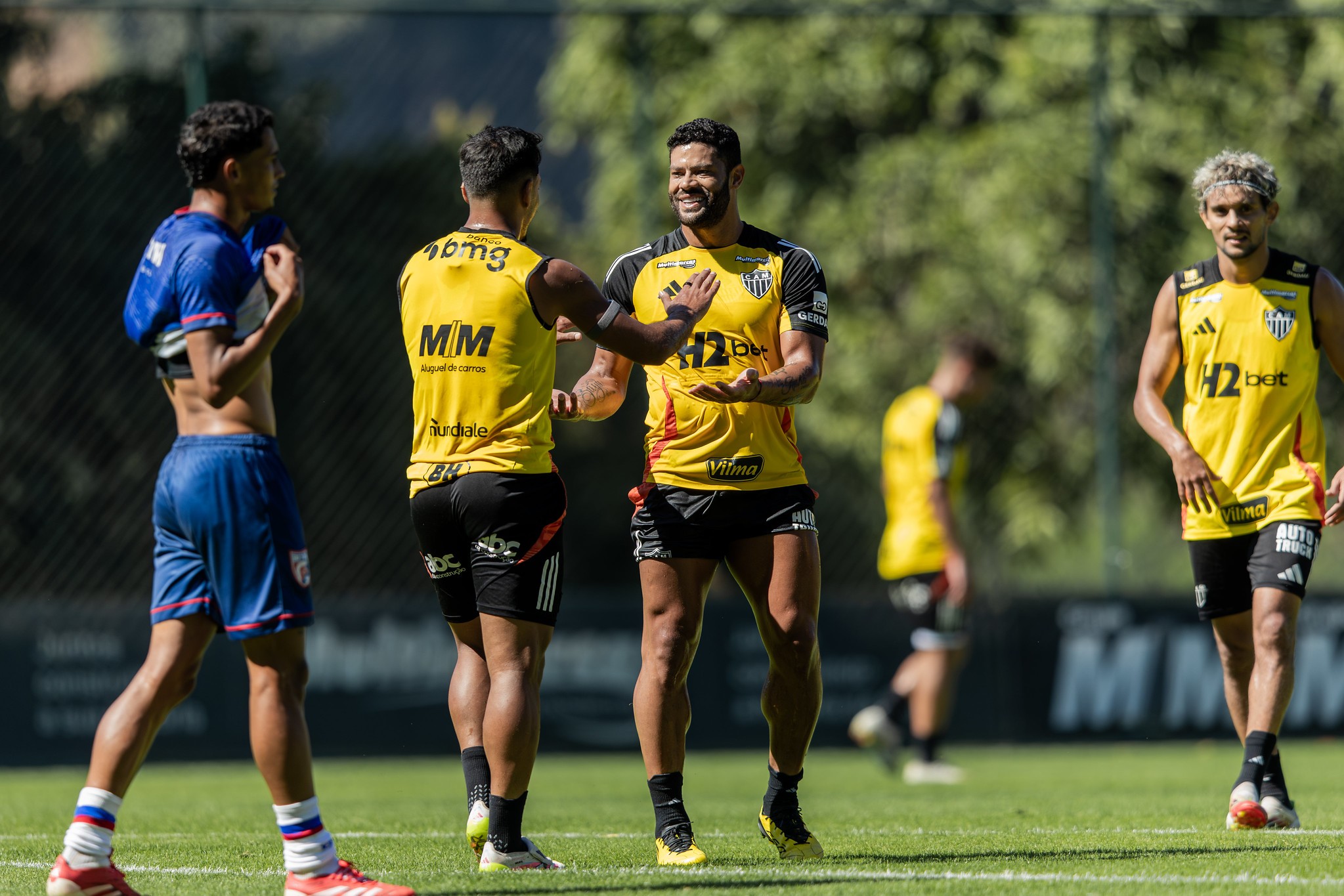 Com gols de Hulk e Scarpa, Atlético-MG bate o Betim em jogo-treino; veja escalação
