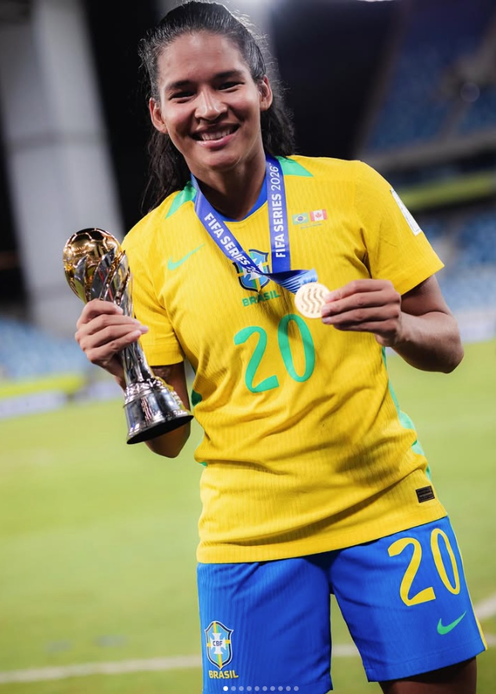 Amazonense Marilia - Sele&ccedil;&atilde;o Brasileira &mdash; Foto: Arquivo Pessoal