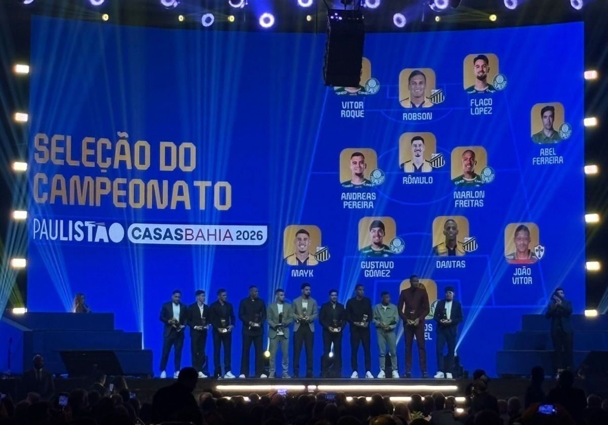 Palmeiras domina seleção do Paulistão 2026 e Flaco é recebe grande prêmio!