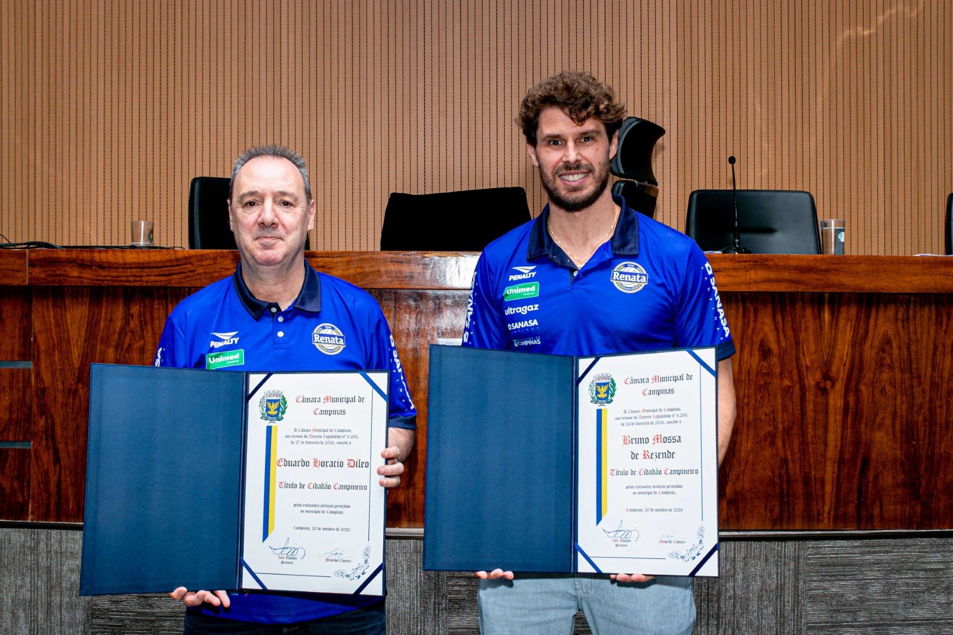 Bruninho é homenageado em Campinas e recebe título de cidadão por terceira cidade diferente