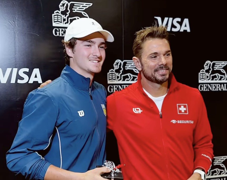João Fonseca se surpreende com presença de Wawrinka na Copa Davis e projeta duelo