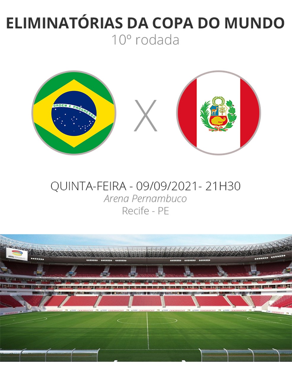 Arena Copa transmite hoje jogo da Seleção Brasileira de Futebol