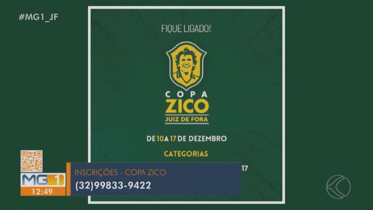 Inscrições para Copa Zico em Juiz de Fora seguem até quinta-feira