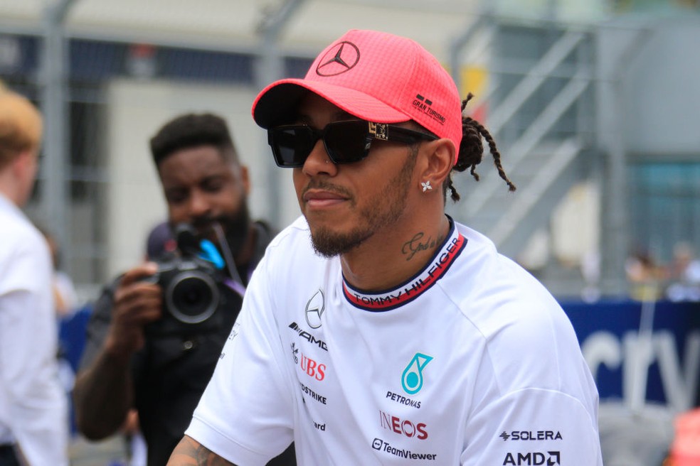 Lewis Hamilton no GP de Mônaco da F1 em 2023 — Foto: Jeff Robinson/Icon Sportswire via Getty Images