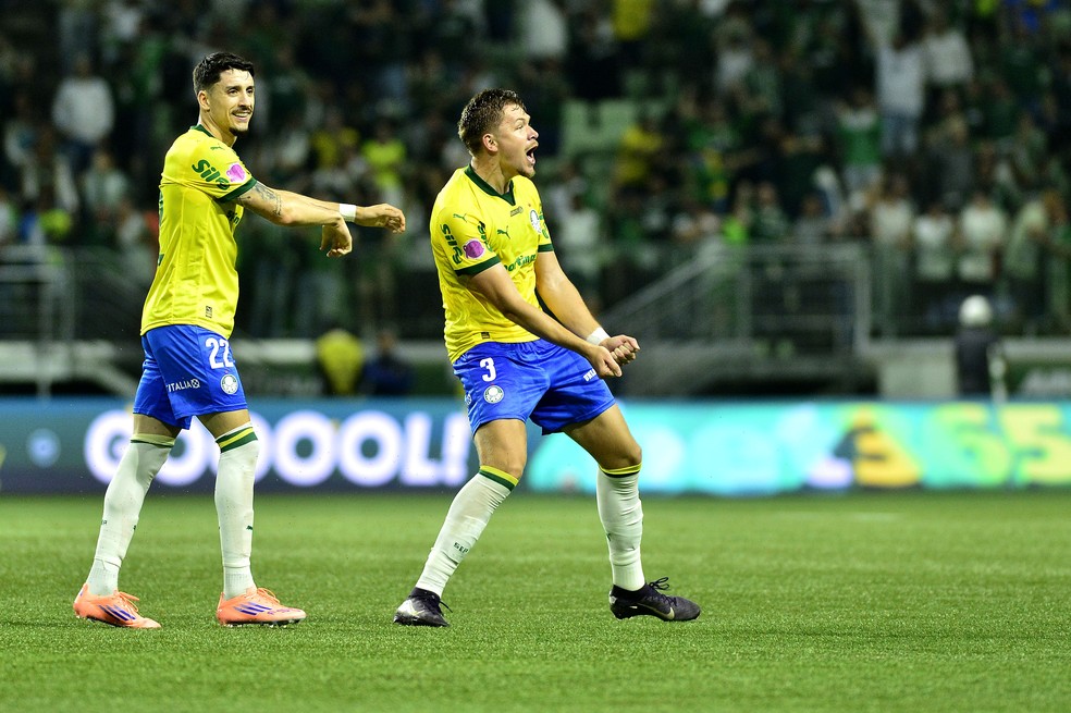 Palmeiras x Bragantino, Bruno Fuchs — Foto: Marcos Ribolli